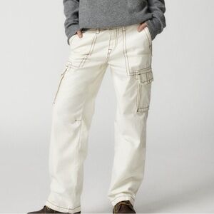 True Religion UO Exclusive Big T Military Cargo Jean Pants Women’s Size 32 NWT